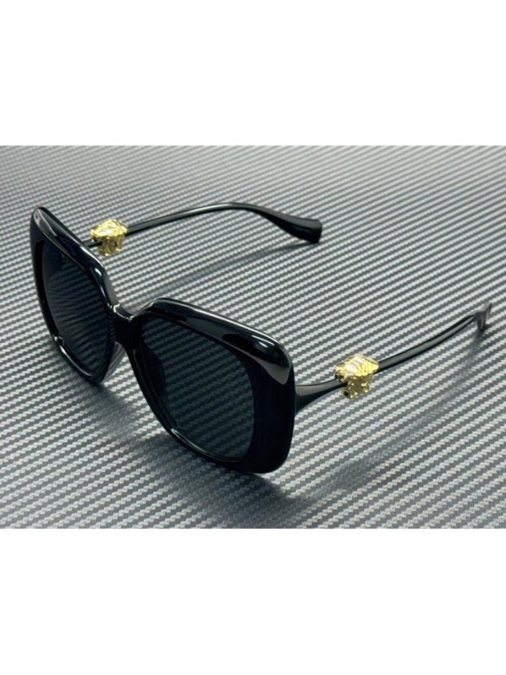 New Versace Women Black Sunglasses 57-14-140